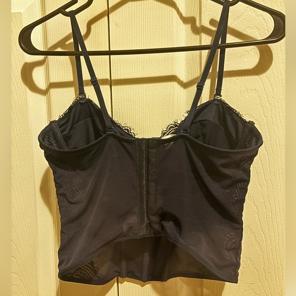 Chrishell Lace Mesh Bustier SM / NAVY BLUE - Picture 3 of 5